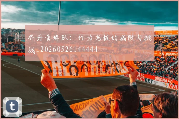 乔丹黄蜂队：作为老板的成败与挑战_20260526144444